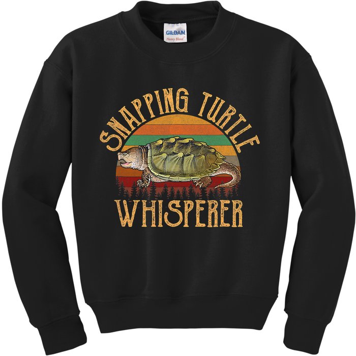 Snapping Turtle Whisperer, Snapping Turtle Kids Sweatshirt