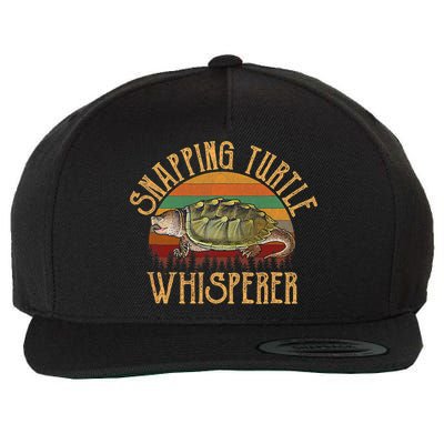 Snapping Turtle Whisperer, Snapping Turtle Wool Snapback Cap