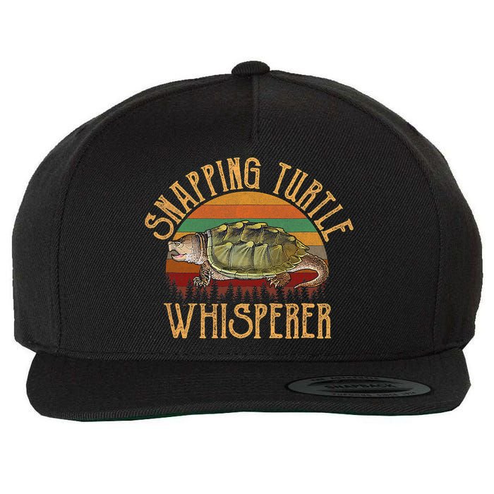 Snapping Turtle Whisperer, Snapping Turtle Wool Snapback Cap