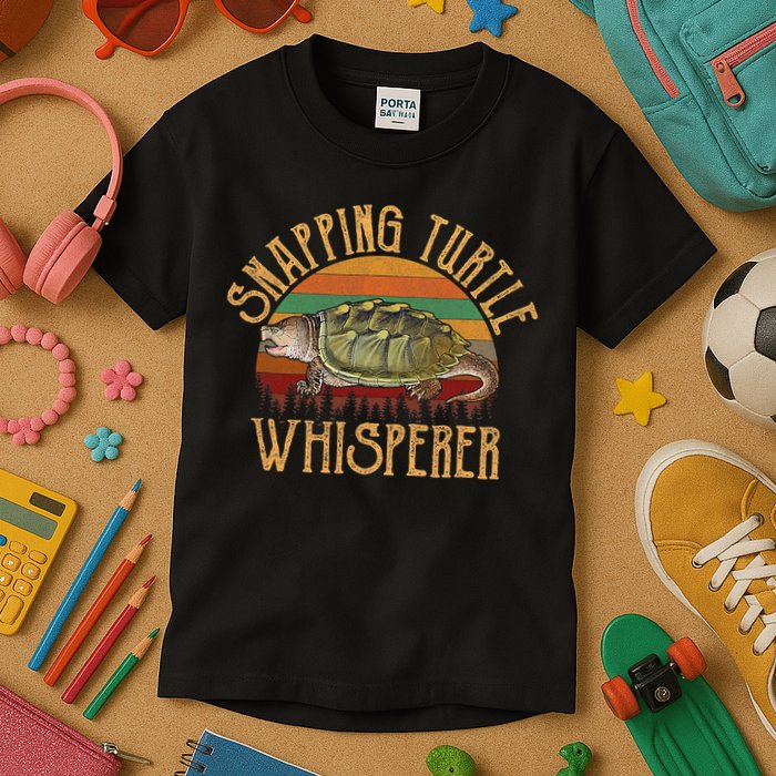 Snapping Turtle Whisperer, Snapping Turtle Kids T-Shirt