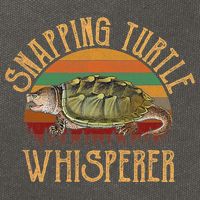 Snapping Turtle Whisperer, Snapping Turtle Cotton Canvas Backpack
