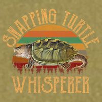 Snapping Turtle Whisperer, Snapping Turtle Garment-Dyed Women's Muscle Tee
