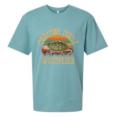 Snapping Turtle Whisperer, Snapping Turtle Sueded Cloud Jersey T-Shirt