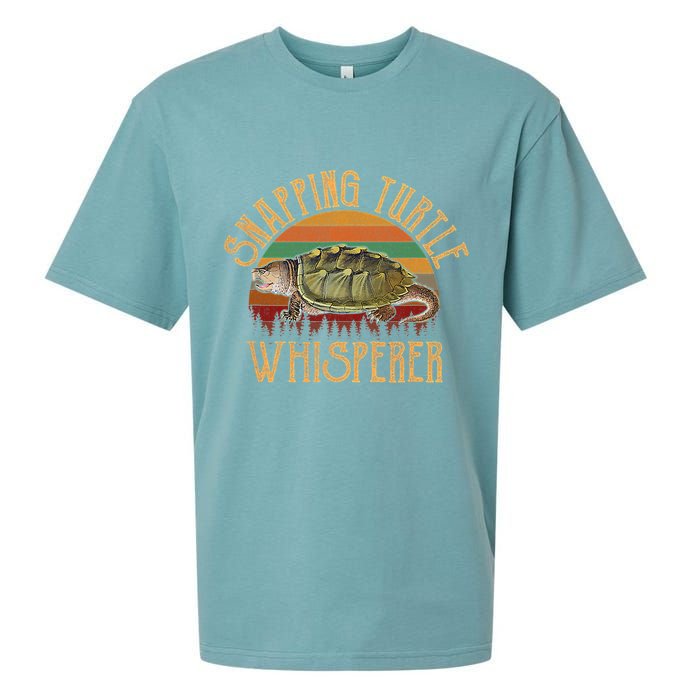 Snapping Turtle Whisperer, Snapping Turtle Sueded Cloud Jersey T-Shirt