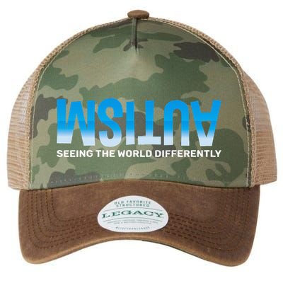 Seeing The World Differently Autism Awareness Legacy Tie Dye Trucker Hat