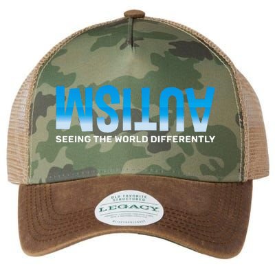 Seeing The World Differently Autism Awareness Legacy Tie Dye Trucker Hat