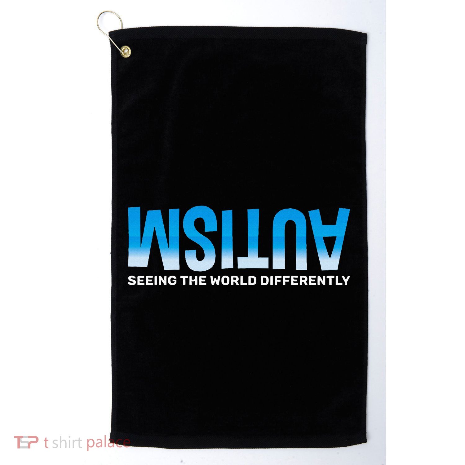 Seeing The World Differently Autism Awareness Golf Towel