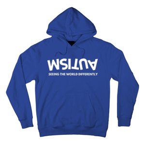 Seeing The World Differently Autism Awareness Gift Hoodie