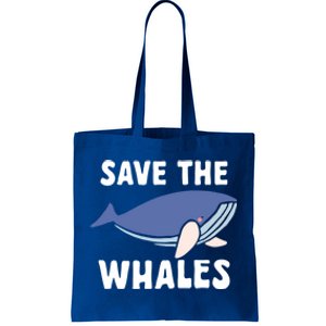 Save The Whales Ocean Sea Whale Gift Tote Bag