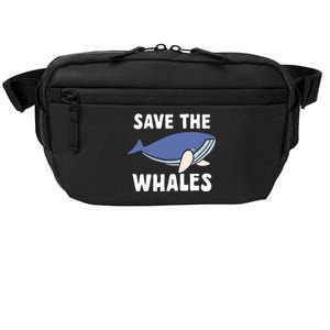 Save The Whales Ocean Sea Whale Gift Crossbody Pack