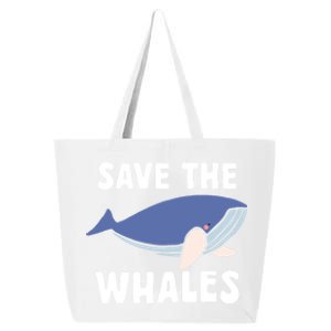 Save The Whales Ocean Sea Whale Gift 25L Jumbo Tote