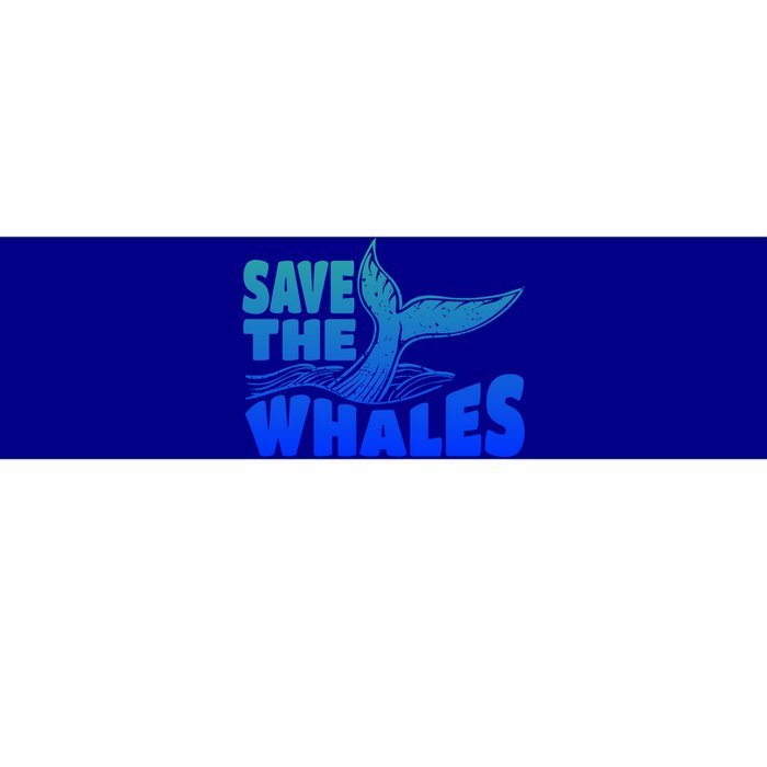 Save The Whales Protect The Ocean Activist Environtalist Great Gift Bumper Sticker