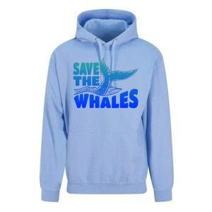 Save The Whales Protect The Ocean Activist Environtalist Great Gift Unisex Surf Hoodie