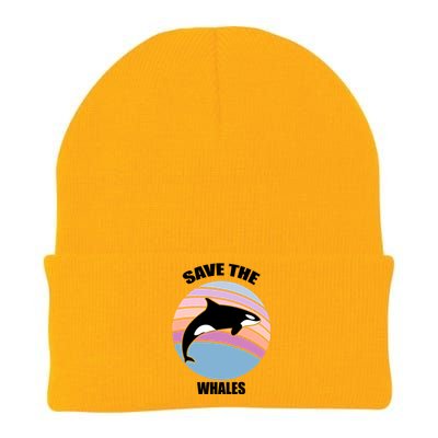 Save The Whales Gift Knit Cap Winter Beanie