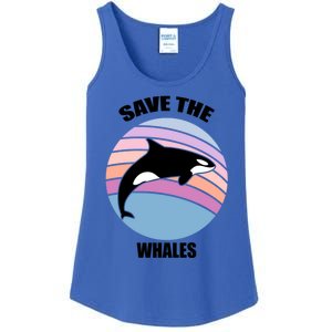 Save The Whales Gift Ladies Essential Tank