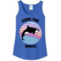 Save The Whales Gift Ladies Essential Tank