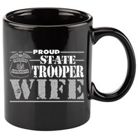 State Trooper Wife State Trooper Gifts For Wo 11oz C Handle Ceramic Mug