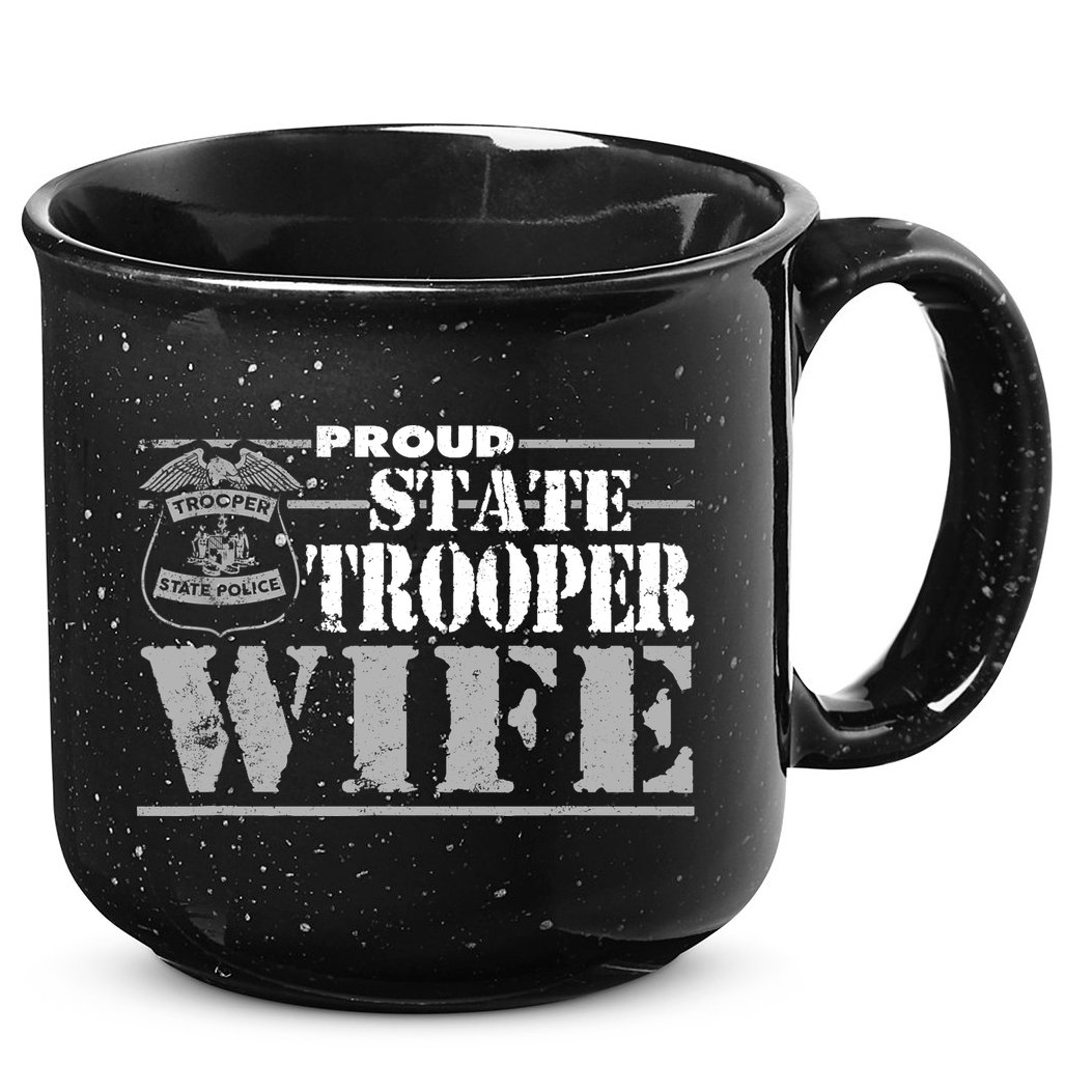 State Trooper Wife State Trooper Gifts For Wo 15oz Campfire Ceramic Mug