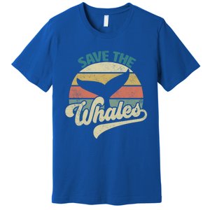 Save The Whales Retro Gift Premium T-Shirt