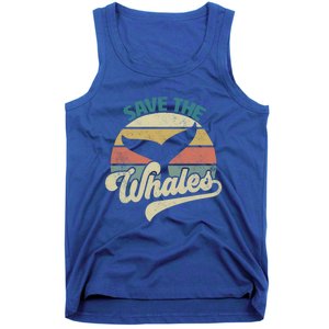 Save The Whales Retro Gift Tank Top