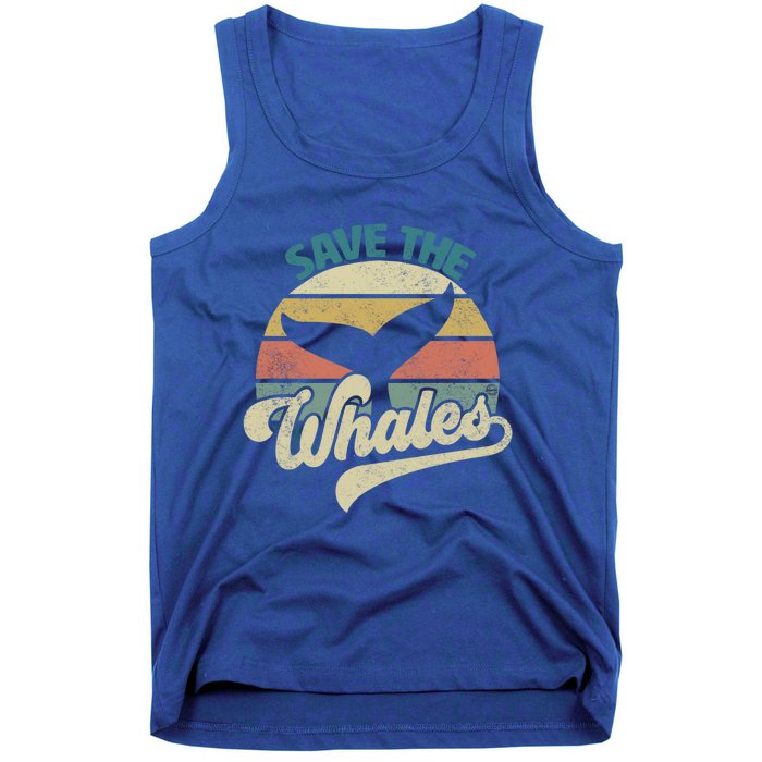 Save The Whales Retro Gift Tank Top