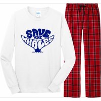 Save The Whales Long Sleeve Pajama Set