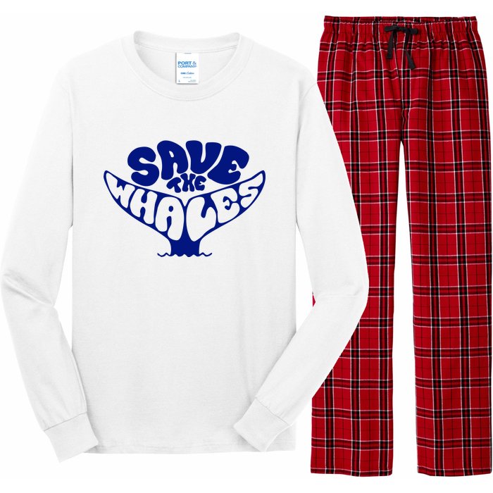 Save The Whales Long Sleeve Pajama Set