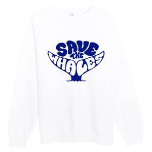 Save The Whales Premium Crewneck Sweatshirt