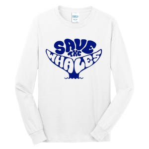 Save The Whales Tall Long Sleeve T-Shirt