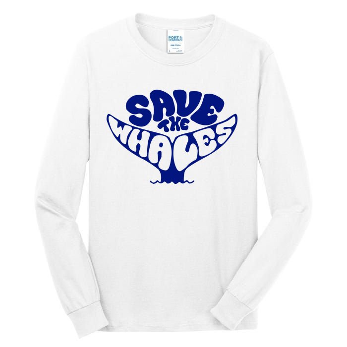 Save The Whales Tall Long Sleeve T-Shirt