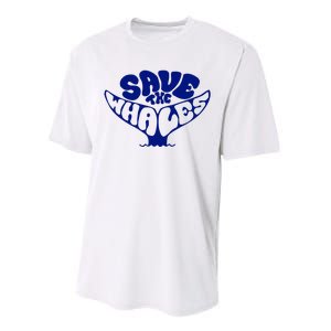 Save The Whales Performance Sprint T-Shirt