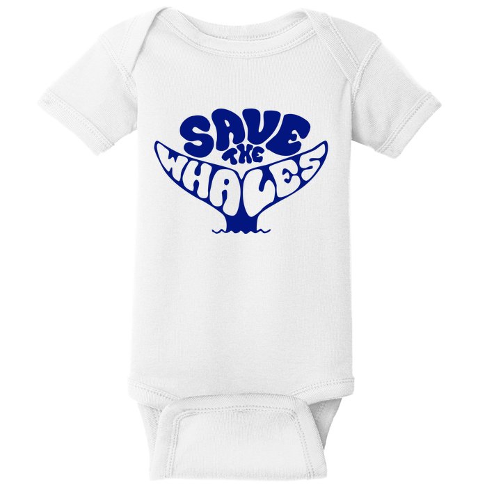 Save The Whales Baby Bodysuit