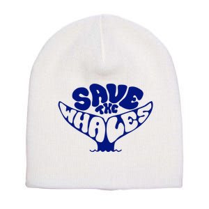 Save The Whales Short Acrylic Beanie