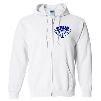 Save The Whales Full Zip Hoodie