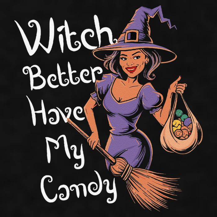 Spooky Threads Witch Better Have My Candy Ladies PosiCharge Tri-Blend Wicking Tank