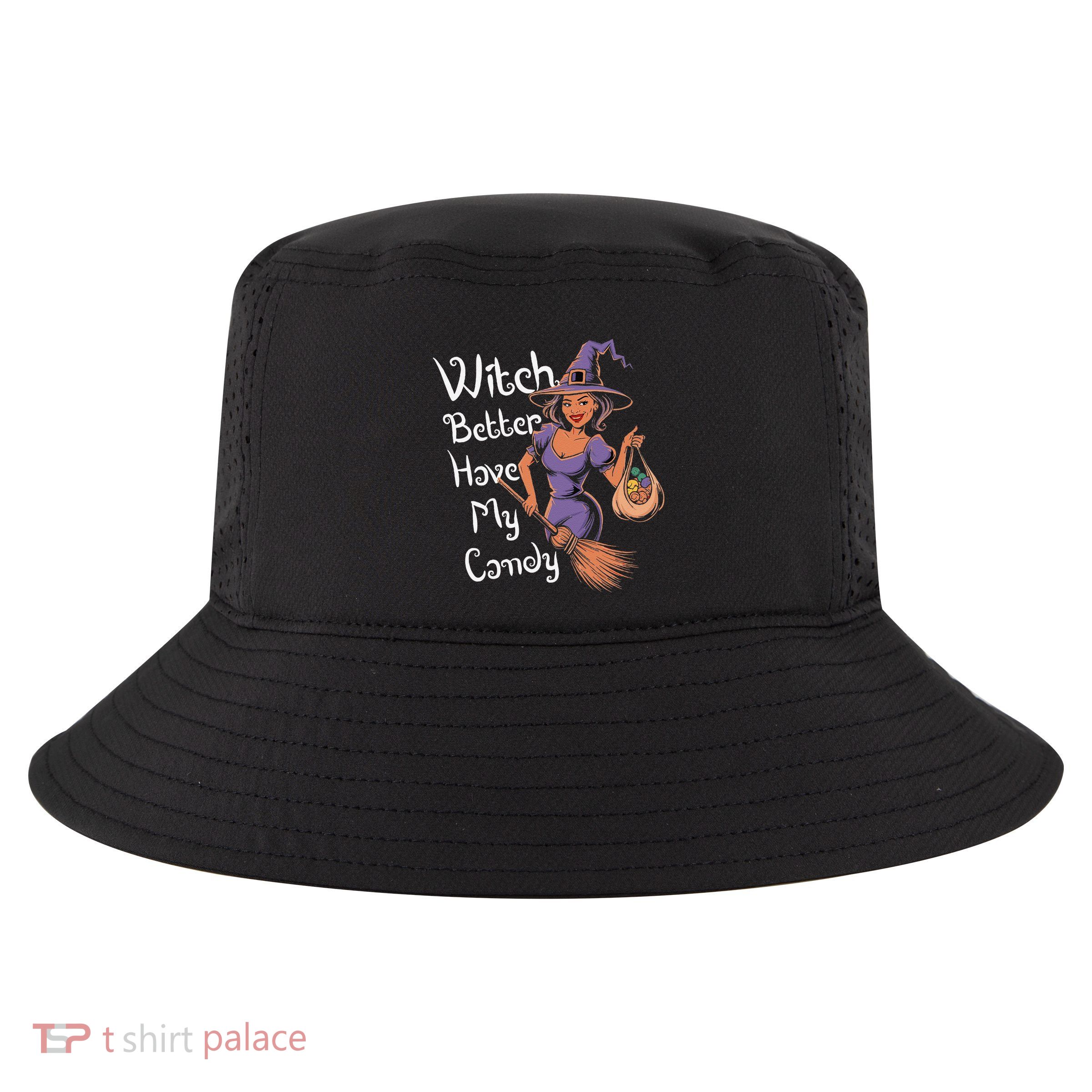 Spooky Threads Witch Better Have My Candy Cool Comfort Performance Bucket Hat