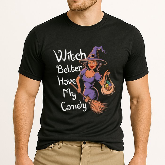 Spooky Threads Witch Better Have My Candy Performance Shirt