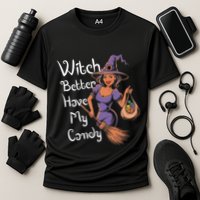 Spooky Threads Witch Better Have My Candy Performance Shirt