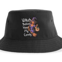 Spooky Threads Witch Better Have My Candy Sustainable Bucket Hat