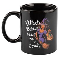 Spooky Threads Witch Better Have My Candy 11oz C Handle Ceramic Mug