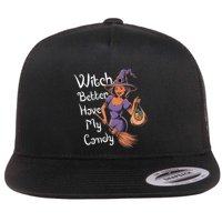 Spooky Threads Witch Better Have My Candy Flatbill Hat