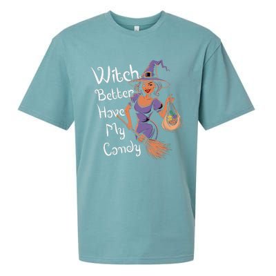 Spooky Threads Witch Better Have My Candy Sueded Cloud Jersey T-Shirt