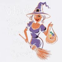 Spooky Threads Witch Better Have My Candy Garment-Dyed Sweatshirt