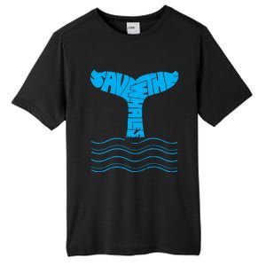 Save The Whales Gift Tall Fusion ChromaSoft Performance T-Shirt