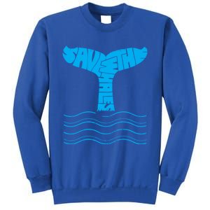 Save The Whales Gift Sweatshirt