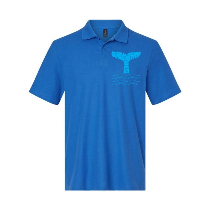 Save The Whales Gift Softstyle Adult Sport Polo