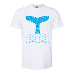 Save The Whales Gift Softstyle CVC T-Shirt