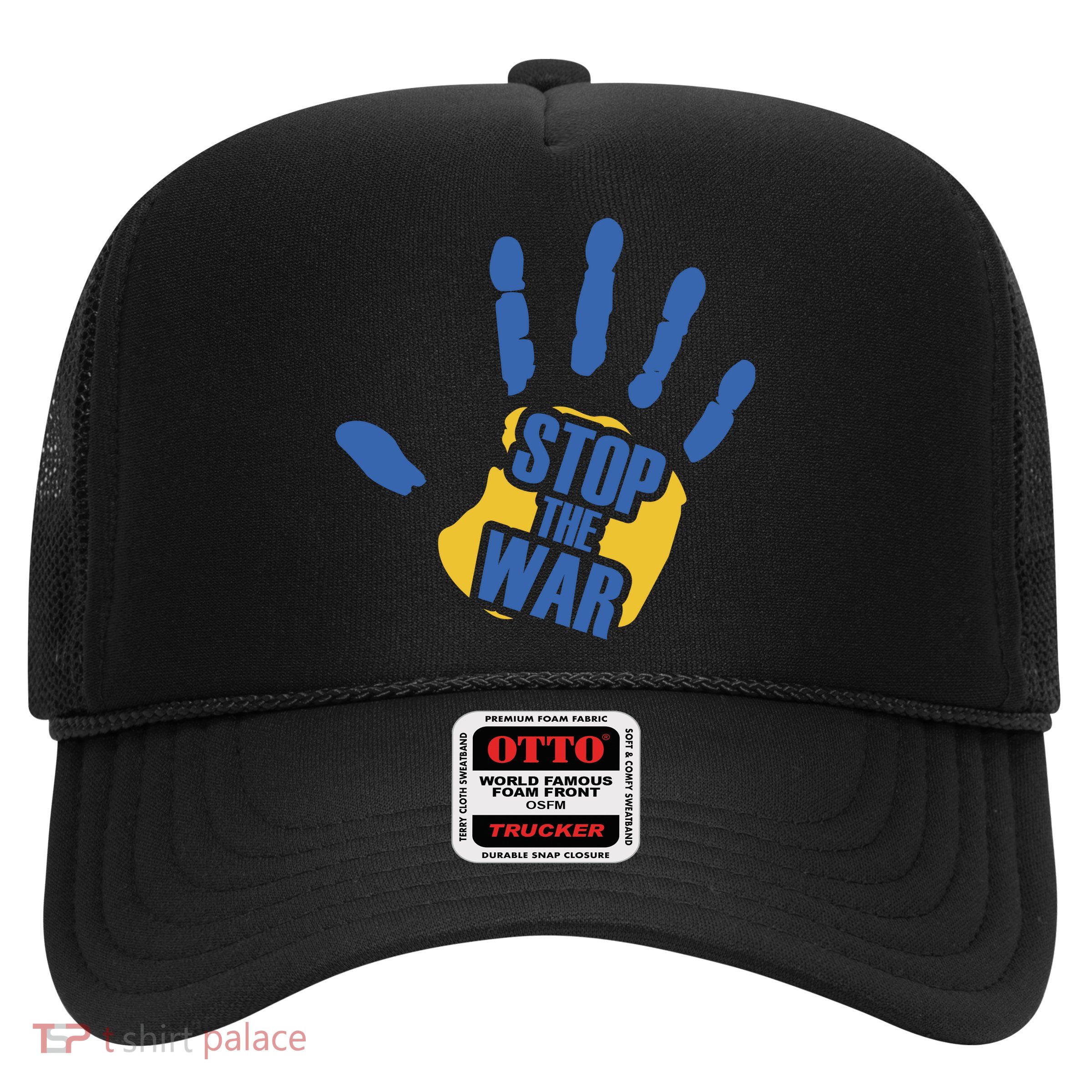 Stops The War Ukraine Peace Trucker Hat