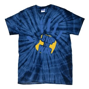 Stops The War Ukraine Peace Tie-Dye T-Shirt