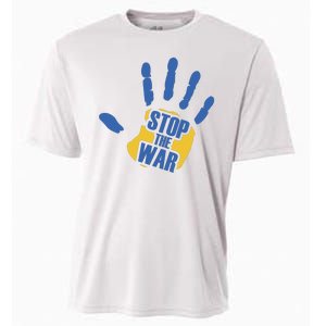 Stops The War Ukraine Peace Cooling Performance Crew T-Shirt